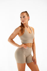 ŠORTKY ELIME PURE SCRUNCH - TAUPE