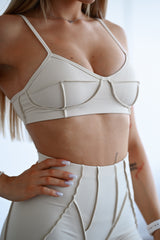 ŠPORTOVÁ PODPRSENKA PREMIUM SHAPE ELIME CREAM