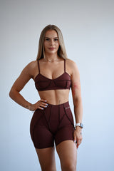 ŠORTKY PREMIUM SHAPE ELIME BROWN