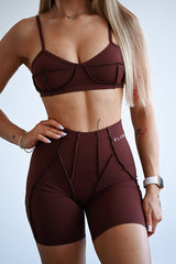 ŠPORTOVÁ PODPRSENKA PREMIUM SHAPE ELIME BROWN