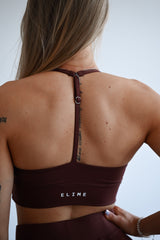 ELIME MOTION ŠPORTOVÁ PODPRSENKA - BROWN