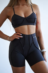 ŠPORTOVÁ PODPRSENKA PREMIUM SHAPE ELIME ANTRACIT