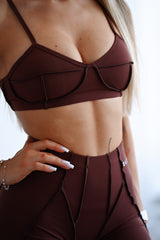 ŠPORTOVÁ PODPRSENKA PREMIUM SHAPE ELIME BROWN