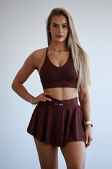 ELIME MOTION SKIRT - BROWN