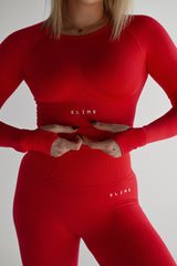 BEZŠVOVÝ TOP ELIME ULTIMATE ČERVENÝ