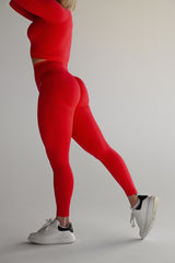 BEZŠVOVÉ LEGÍNY ELIME ULTIMATE ČERVENÉ