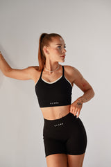 ELIME SEAMLESS ŠPORTOVÁ PODPRSENKA BLACK