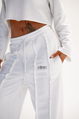 TEPLÁKY MUSE - WHITE