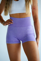 BEZŠVOVÉ ŠORTKY EVOLVE ELIME - SCRUNCH WASHED PURPLE