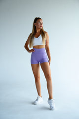 BEZŠVOVÉ ŠORTKY EVOLVE ELIME - SCRUNCH WASHED PURPLE