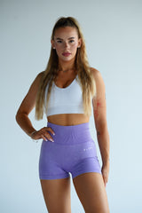 BEZŠVOVÉ ŠORTKY EVOLVE ELIME - SCRUNCH WASHED PURPLE