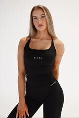 SECOND SKIN PUSH-UP TOP ELIME BLACK