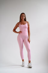SECOND SKIN PUSH-UP TOP ELIME PINK