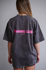TRAINING CLUB WASHED PREMIUM HEAVY OVERSIZE TRIČKO - GREY