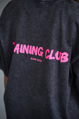 TRAINING CLUB WASHED PREMIUM HEAVY OVERSIZE TRIČKO - GREY