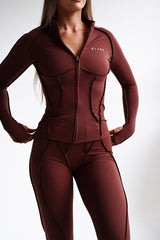 PREMIUM SHAPE JACKET ELIME BROWN