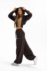 MIKINA CLOUD - BROWN