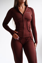 PREMIUM SHAPE JACKET ELIME BROWN