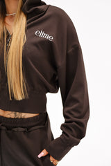 MIKINA CLOUD - BROWN