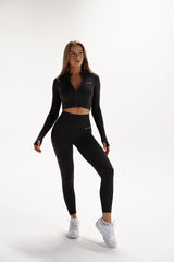 SECOND SKIN ZIP JACKET ELIME GREY