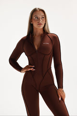 OVERAL PREMIUM SHAPE ELIME LONG BROWN