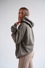 HOODIE ELIME WASHED PREMIUM HEAVY OVERSIZE - GREEN