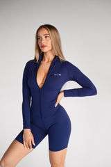 OVERAL SCULPT ZIP ELIME NAVY