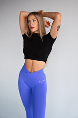 BEZŠVOVÉ LEGÍNY ELIME V-PUSH UP LIFT - PURPLE