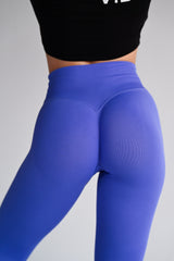 BEZŠVOVÉ LEGÍNY ELIME V-PUSH UP LIFT - PURPLE