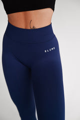 BEZŠVOVÉ LEGÍNY ELIME WAIST-RUNIQUE - NAVY