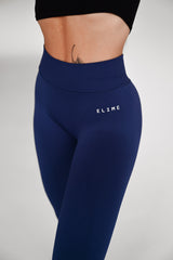 BEZŠVOVÉ LEGÍNY ELIME WAIST-RUNIQUE - NAVY
