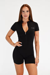 OVERAL SHORT SLEEVE ELIME BLACK
