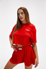 CROP TOP ELIME BLOOM - RED