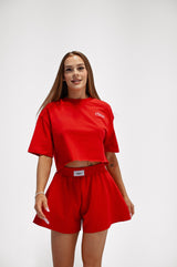 CROP TOP ELIME BLOOM - RED