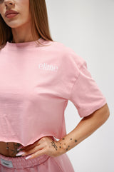 CROP TOP ELIME BLOOM - PINK