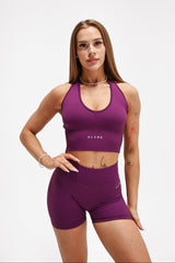 TOP ELIME DEFINED DARK PURPLE