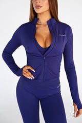 ELIME ENVY ZIP JACKET NAVY BLUE