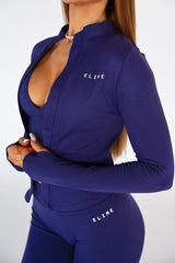 ELIME ENVY ZIP JACKET NAVY BLUE