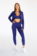 ELIME ENVY ZIP JACKET NAVY BLUE