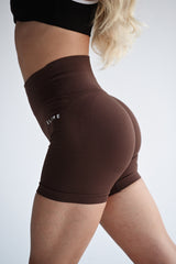 ŠORTKY PUSH-UP ELIME RUNIQUE - BROWN