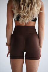 ŠORTKY PUSH-UP ELIME RUNIQUE - BROWN
