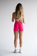 ŠORTKY ELIME MOMENTUM - V-SCRUNCH PINK