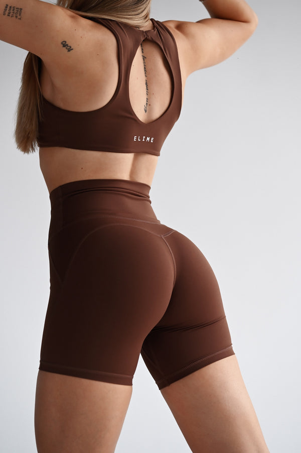 ŠORTKY ELIME TWIST ESSENCE - BROWN