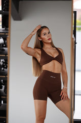 ŠORTKY ELIME TWIST ESSENCE - BROWN