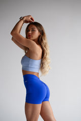ŠORTKY ELIME MOMENTUM - V-SCRUNCH BLUE
