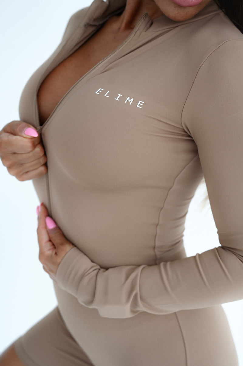 OVERAL SHORT ELIME BEIGE
