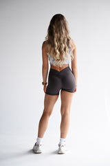 ŠORTKY ELIME MOMENTUM - V-SCRUNCH DARK GREY