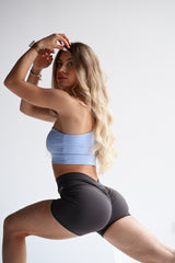 ŠORTKY ELIME MOMENTUM - V-SCRUNCH DARK GREY