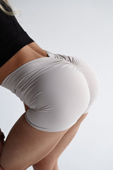 ŠORTKY ELIME MOMENTUM - V-SCRUNCH WHITE STONE