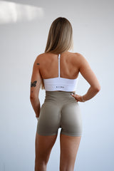 ŠORTKY ELIME SCRUNCH PUSH-UP SEAMLESS TAUPE